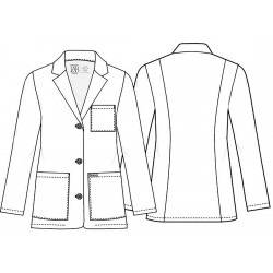 CK451 Delantal Blanco Mujer