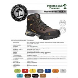 PP607 Botín de Seguridad Panama Jack Premium