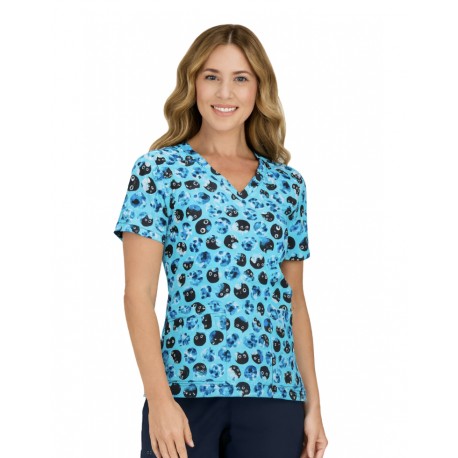 Rosalie Blue Flower Cat